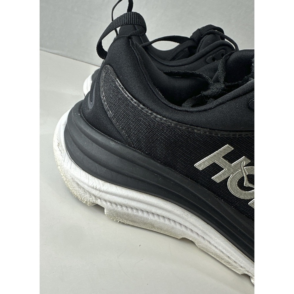 Hoka One One Gaviota 5 Women's Size 8.5B Black Running Shoes 8.5 1134235 BWHT - Picture 7 of 13